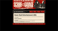 Desktop Screenshot of dawnraid.nztix.co.nz