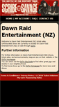 Mobile Screenshot of dawnraid.nztix.co.nz