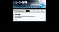 Desktop Screenshot of dimmer.nztix.co.nz